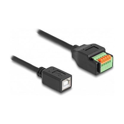 DELOCK USB 2.0 Kabel Typ-B Bu > Terminalblock Adapter 15cm