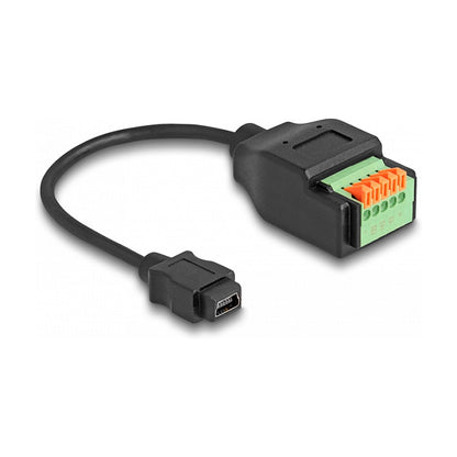 DELOCK USB 2.0 Kabel Typ Mini-B Bu > Terminalblock Adapter