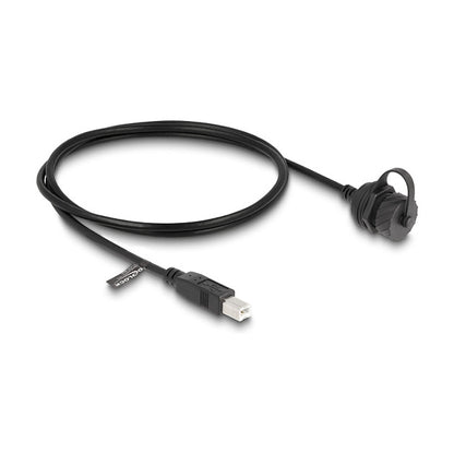 DELOCK Kabel USB 2.0 Typ-B St zu USB 2.0 Typ-B Bu einbau
