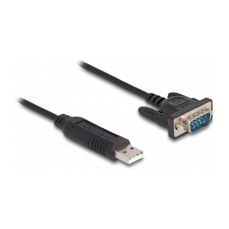 DELOCK Adapterkabel USB 2.0 Typ-A St zu 1 x Seriell 50cm