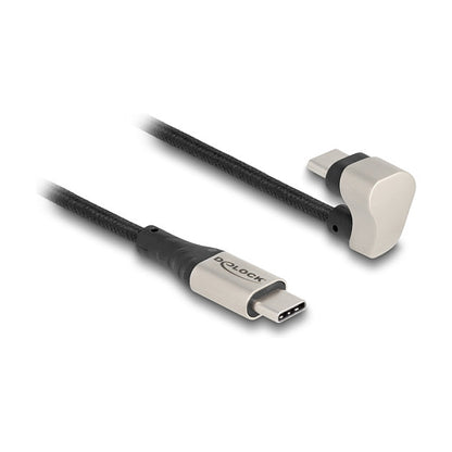 DELOCK USB 2.0 Kabel USB Type-C Stecker zu Stecker 180° 60W