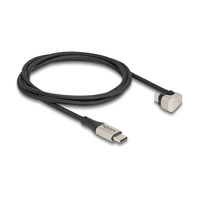 DELOCK USB 2.0 Kabel USB Type-C Stecker zu Stecker 180° 60W