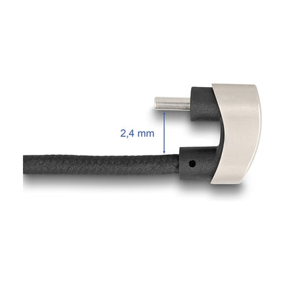 DELOCK USB 2.0 Kabel USB Type-C Stecker zu Stecker 180° 60W