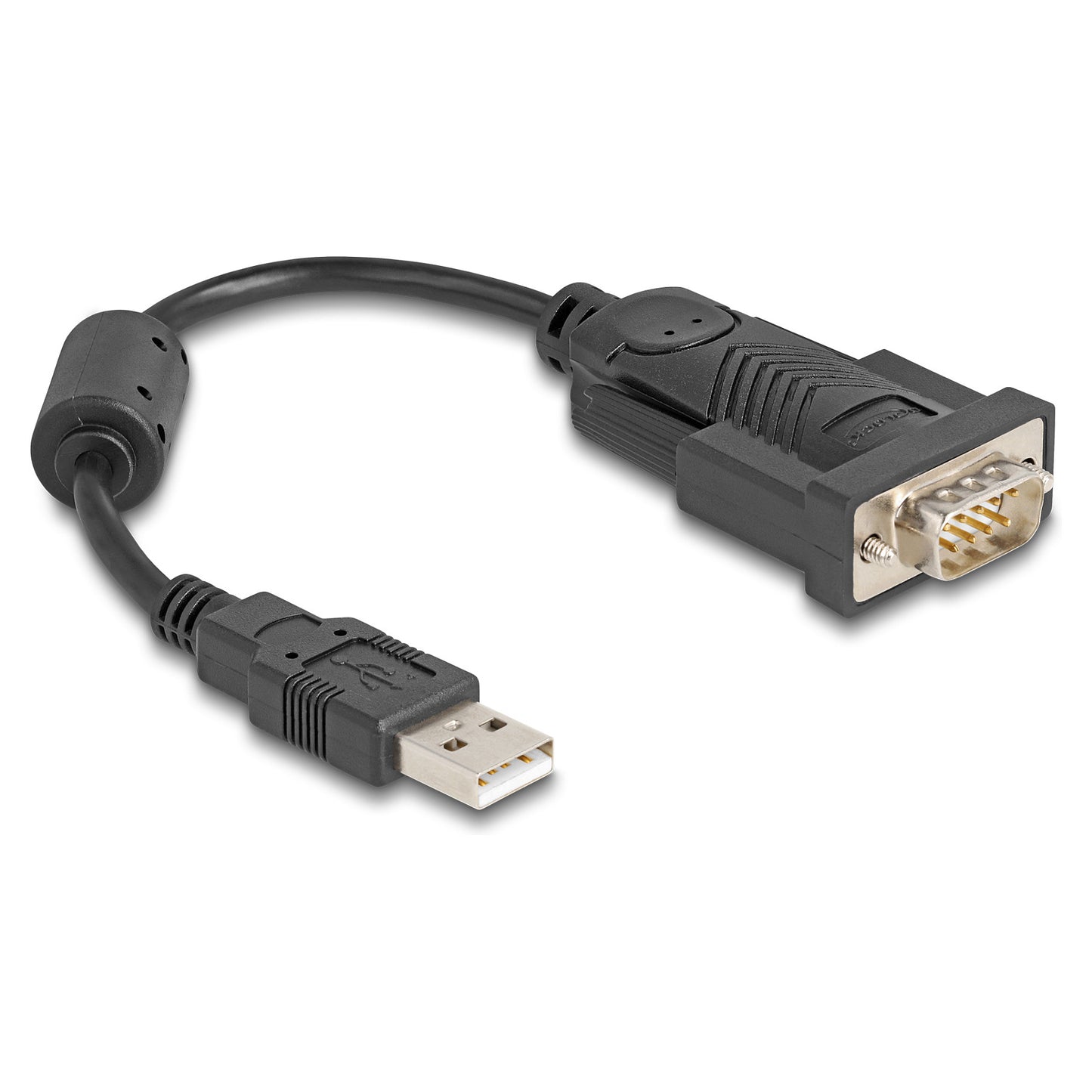 DELOCK Adapter USB 2.0 A > 1x Seriell DB9 RS-232 St/St 0.25m