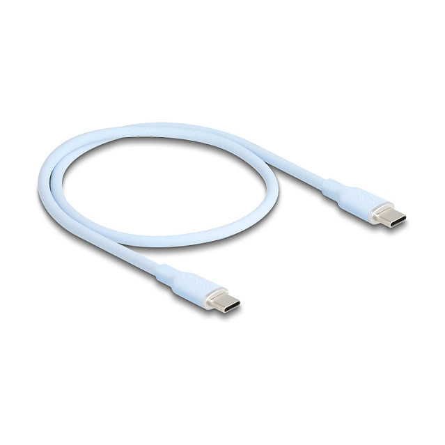 DELOCK USB 2.0 Kabel USB Typ-C St > St PD 3.0 60W 0.5m blau
