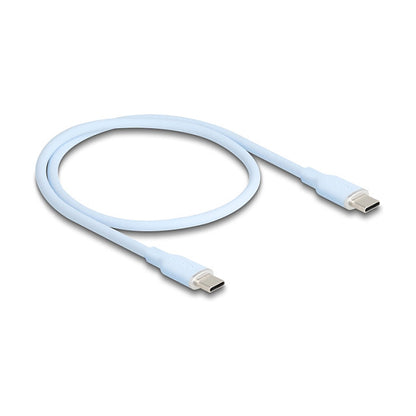 DELOCK USB 2.0 Kabel USB Typ-C St > St PD 3.0 60W 0.5m blau