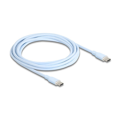 DELOCK USB 2.0 Kabel USB Typ-C St > St PD 3.0 60W 2.5m blau