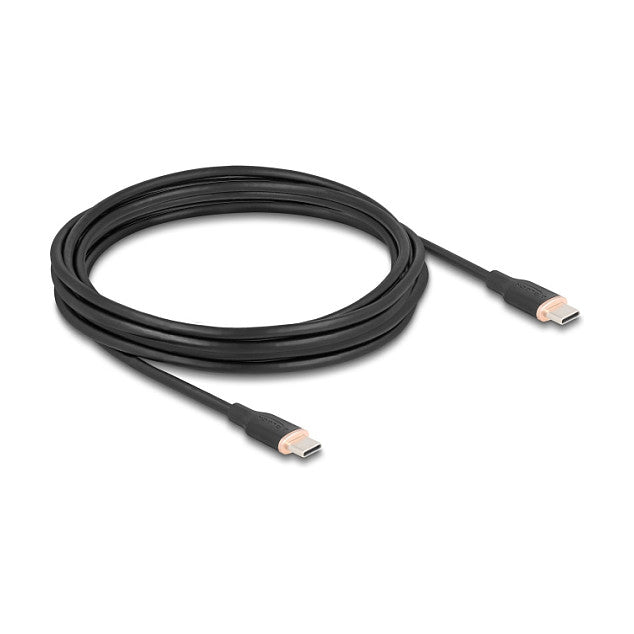 DELOCK USB 2.0 Kabel USB Typ-C St > St PD 3.0 60W 4m schwarz
