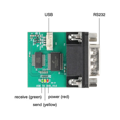 Delock USB auf RS-232 Konverter FTDI FT231XS USB 2.0 Pfostenstecker zu D-Sub 9