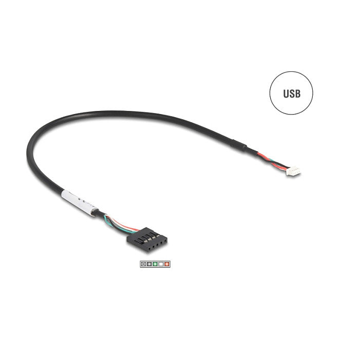 Delock USB auf RS-232 Konverter FTDI FT231XS USB 2.0 Pfostenstecker zu D-Sub 9