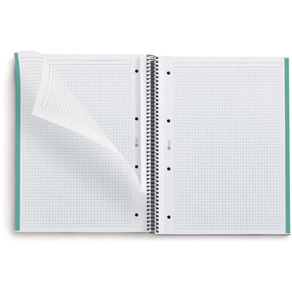 Eco Emotions Collegeblock DIN A4 kariert mint