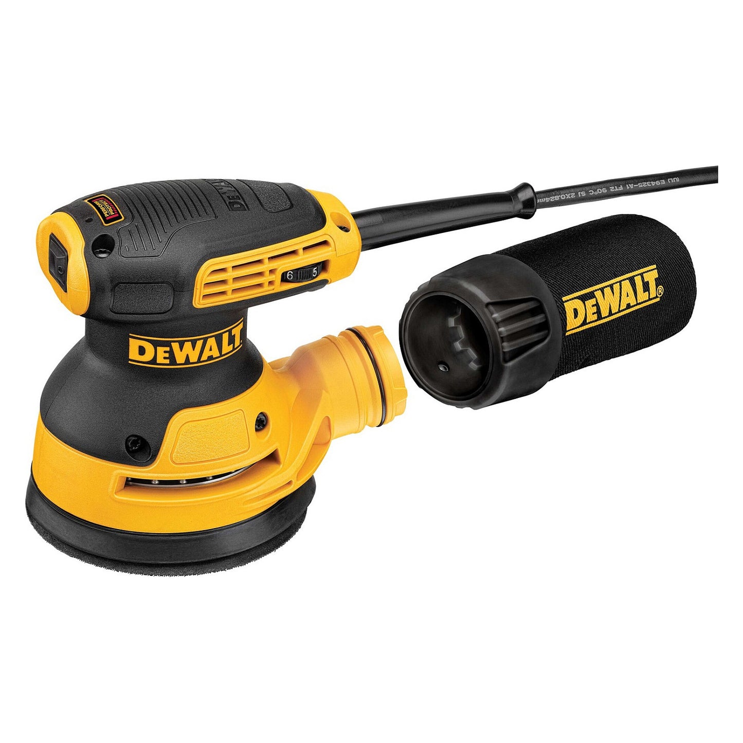 DEWALT Exzenterschleifer 125 mm. 280 Watt