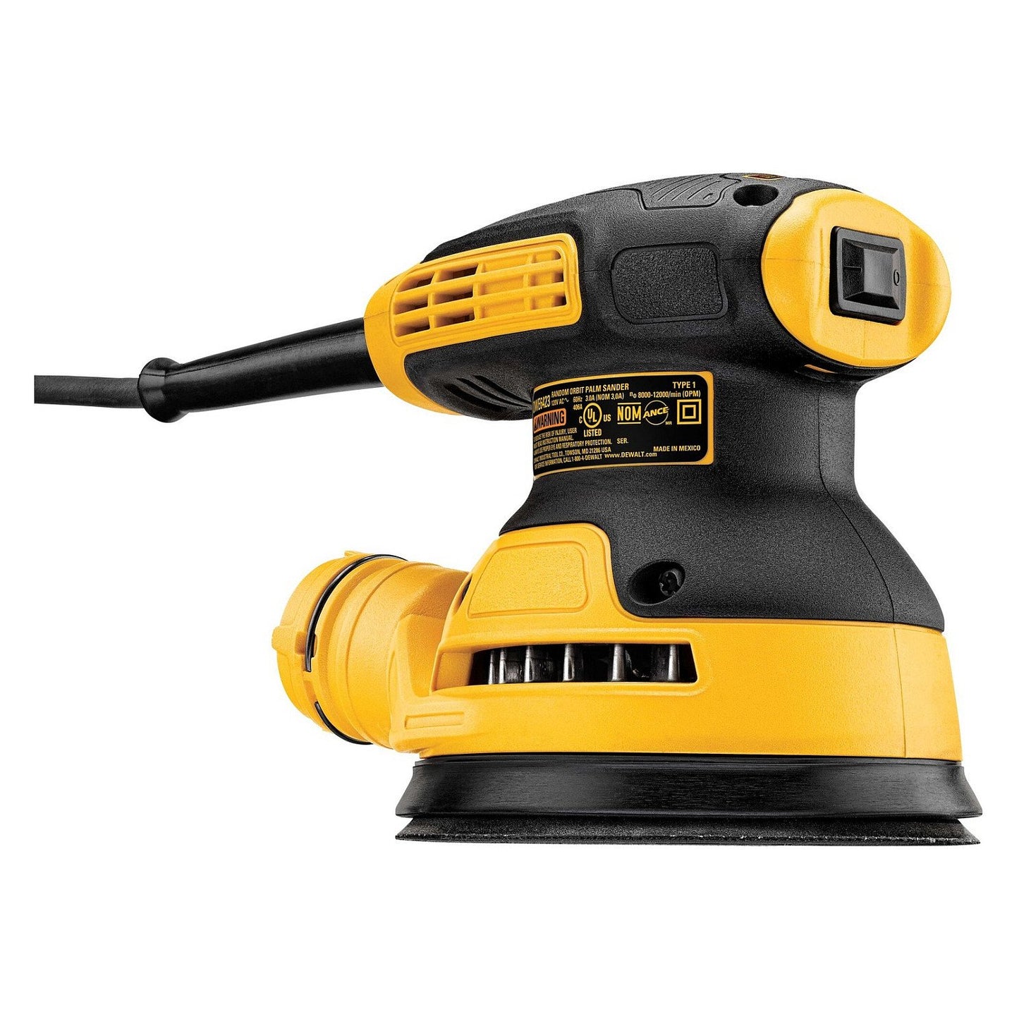 DEWALT Exzenterschleifer 125 mm. 280 Watt