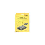 DELOCK Konverter USB 3.0 zu SATA 6 Gb/s / IDE 40 Pin / IDE 44 Pin mit Backup Funktion