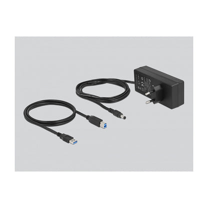 DELOCK Externer SuperSpeed USB Hub mit 10 Ports + Schalter