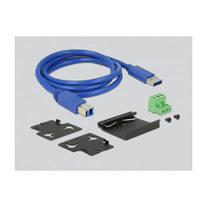 Externer Industrie Hub 10 x USB 5 Gbps Typ-A mit 20 kV ESD Schutz