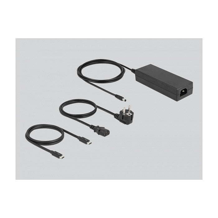 DELOCK Thunderbolt 4 Hub 3 Port mit zustzlichem SuperSpeed USB 10Gbps Typ-A Port - 8K