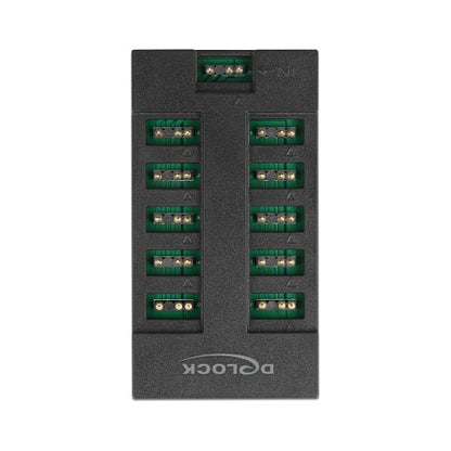DELOCK RGB Hub fur ARGB LEDs mit 10 Ports