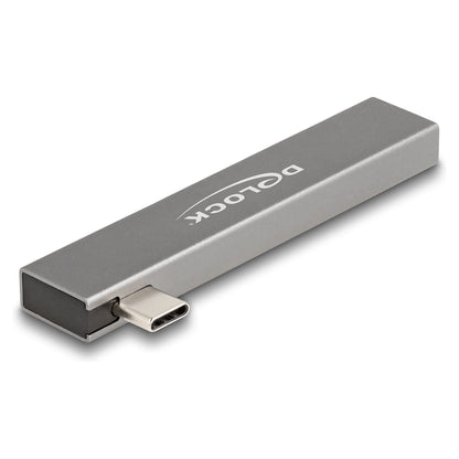 DELOCK 3 Port Slim USB Hub mit USB Type-C zu 1 x USB 10 Gbps USB Typ-A + 2 x USB 2.0 Typ-A