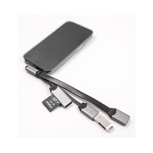 DELOCK 2 Port USB Hub inklusive SD und Micro SD Card Reader mit USB Type-C Anschluss