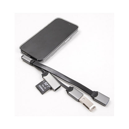 DELOCK 2 Port USB Hub inklusive SD und Micro SD Card Reader mit USB Type-C Anschluss