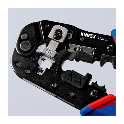 KNIPEX Crimpzange fr Westernstecker