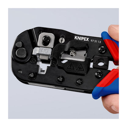 KNIPEX Crimpzange fr Westernstecker