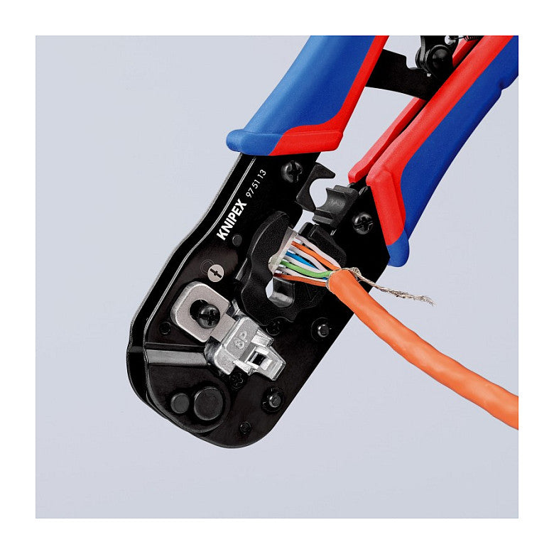 KNIPEX Crimpzange fr Westernstecker