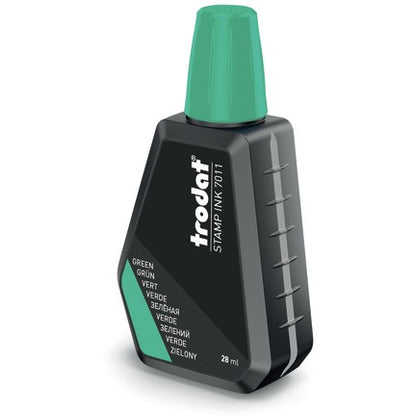 Stempelfarbe grün 28ML 7011