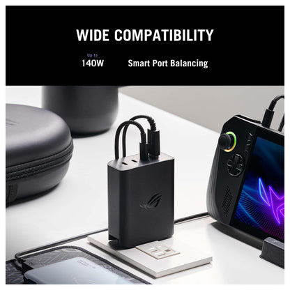 ASUS AC140-01 3C1A CHARGER schwarz EU+UK TYPE-C
