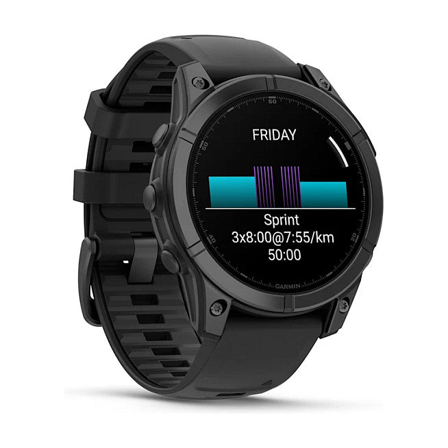 Garmin fenix E (47mm) schwarz/schiefergrau