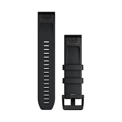 Garmin Ersatzarmband QuickFit 22mm - Silikon Schwarz/Schwarz