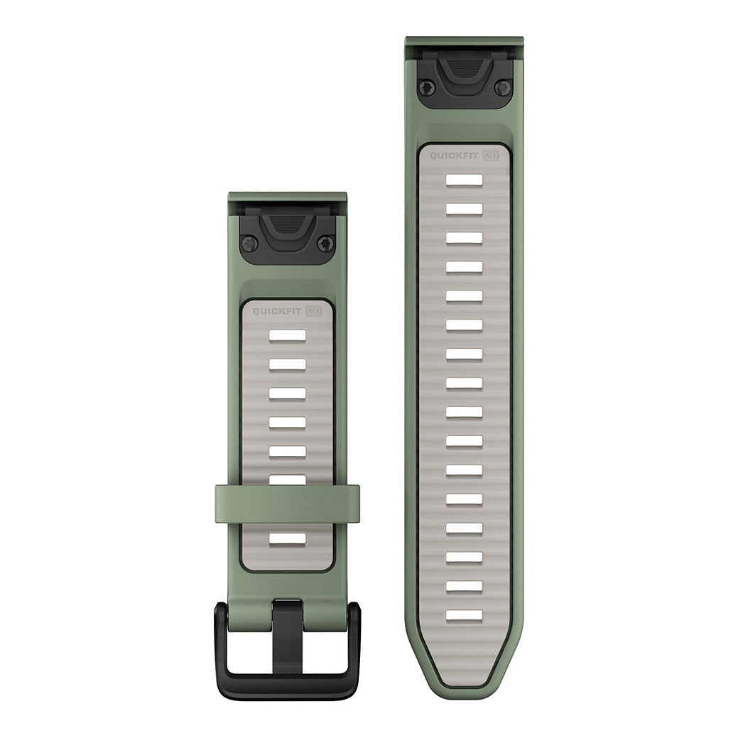 Garmin Ersatzarmband QuickFit 20mm Silikon Weidengrn/grau