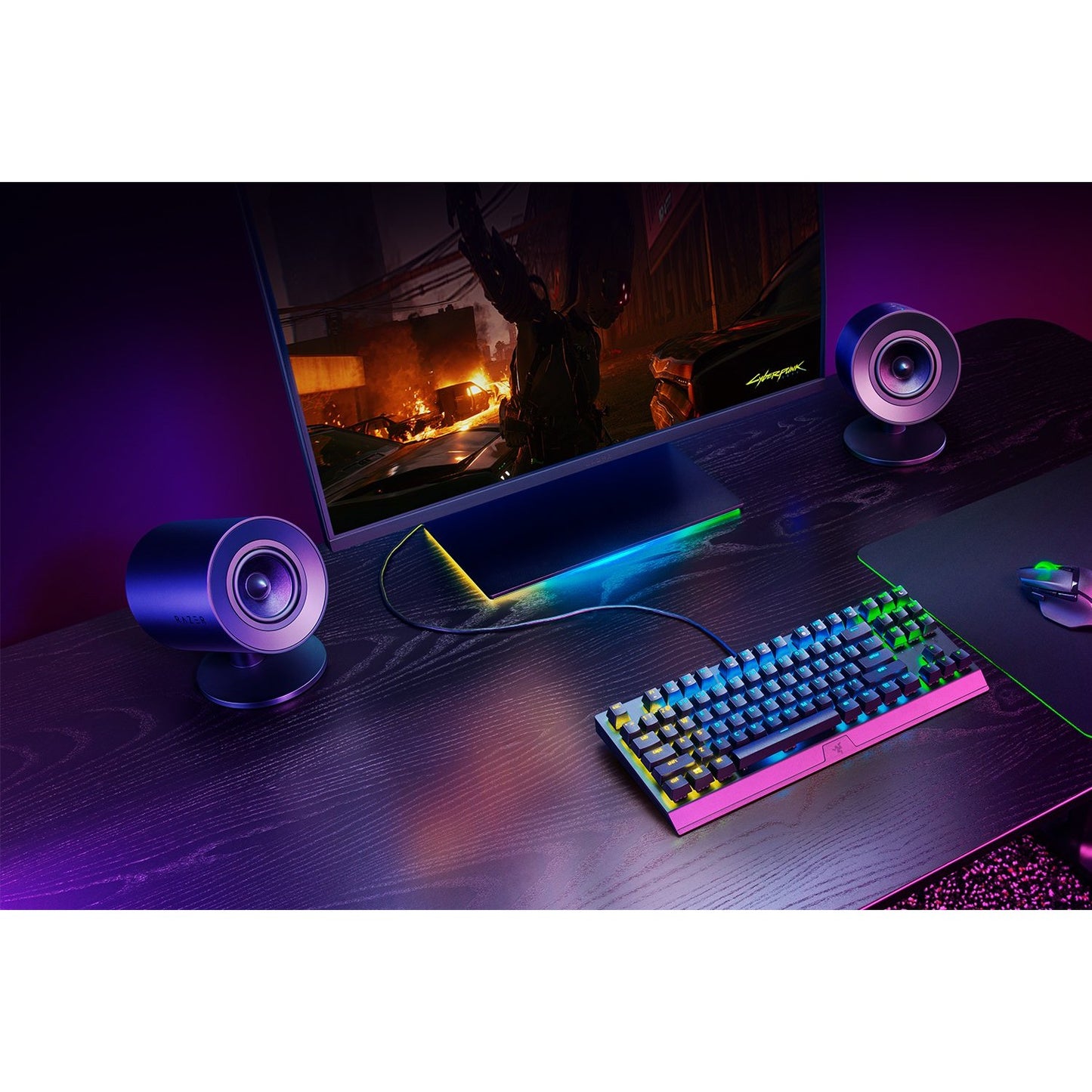 Razer Nommo V2 X Speaker Lautsprecher rund