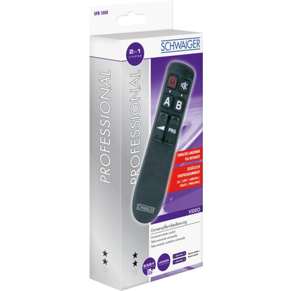 Schwaiger Fernbedienung Universal 2in1 8 Tasten