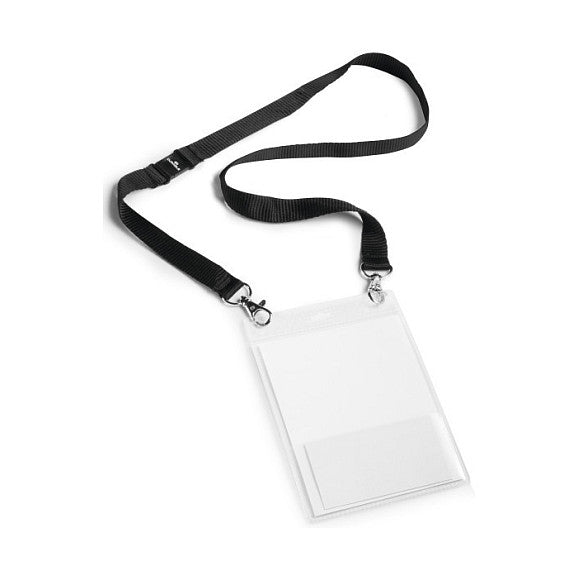 Event-Namensschild A6 mit Textilband Duo 10 St schw