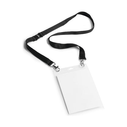 Event-Namensschild A6 mit Textilband Duo 10 St schw