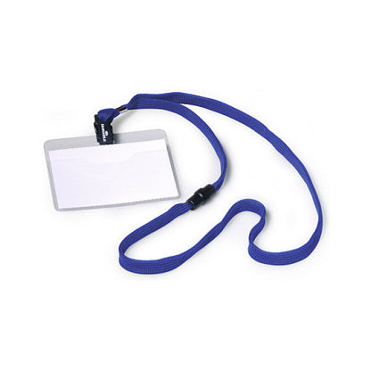 Namensschild Textilband 10 6x9cm 10er Pck blau