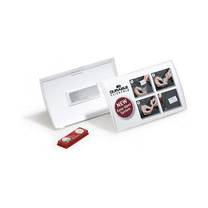Namensschild Click Fold m Magnet 40x75mm 10 St