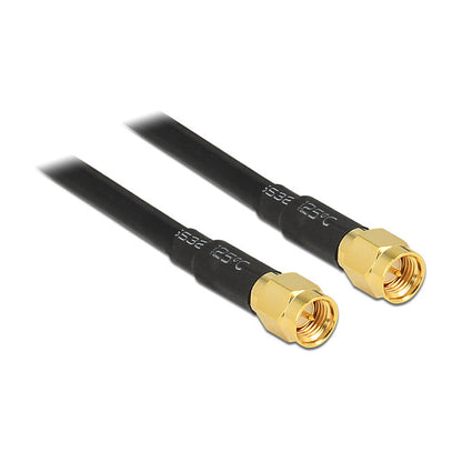 DELOCK HF SMA Stecker > SMA Stecker 10m LMR195 low loss