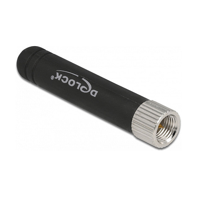 DELOCK ISM 433MHz Antenne SMA Stecker -0.5dBi omnidirektional flexibel schwarz