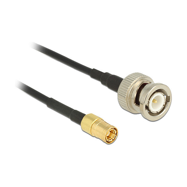 Antennenkabel BNC Stecker 50 Ohm > SMB Stecker RG-174 2 m