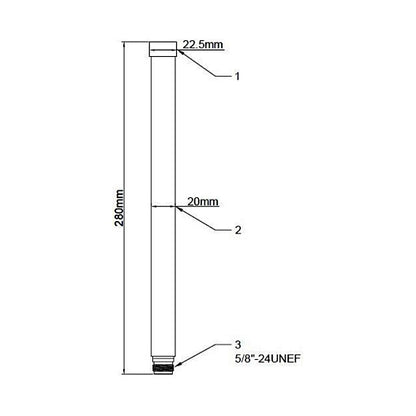 DELOCK WLAN 802.11 ac/a/h/b/g/n Antenne N Buchse 6 - 8 dBi 28cm omnidirektional starr outdoor weiss