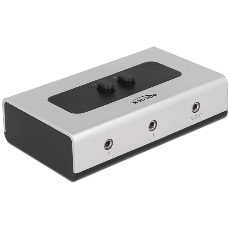 DELOCK Switch 2-port Klinke 3.5mm manuell bidirektional