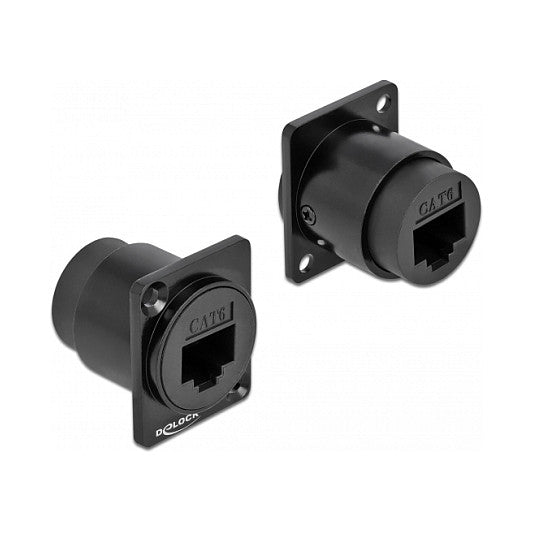 DELOCK D-Typ Modul RJ45 Cat.6 Buchse zu Buchse