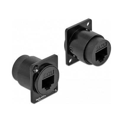 DELOCK D-Typ Modul RJ45 Cat.6 Buchse zu Buchse