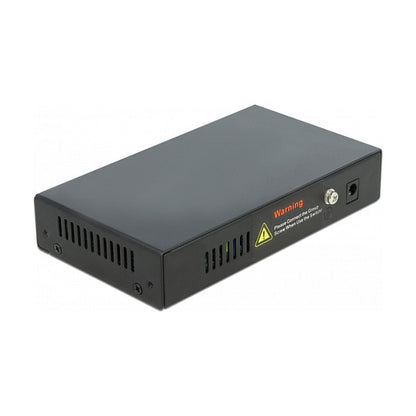 DELOCK Gigabit Ethernet Switch 4 Port PoE + 1 SFP
