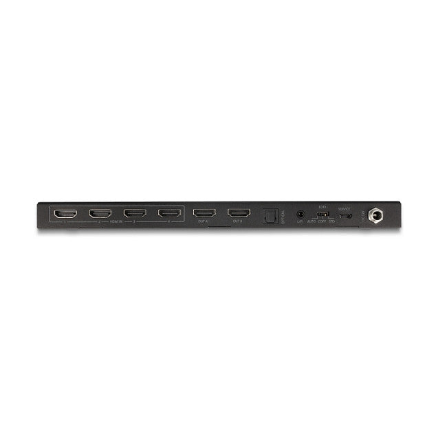 DELOCK HDMI Matrix Switch 4 x HDMI in zu 2 x HDMI out 4K 60 Hz mit Audio Extraktor