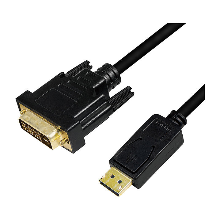 Logilink DisplayPort-Kabel DP 1.2 zu DVI 1.2 2.0m schwarz