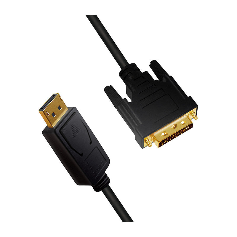 Logilink DisplayPort-Kabel DP 1.2 zu DVI 1.2 2.0m schwarz